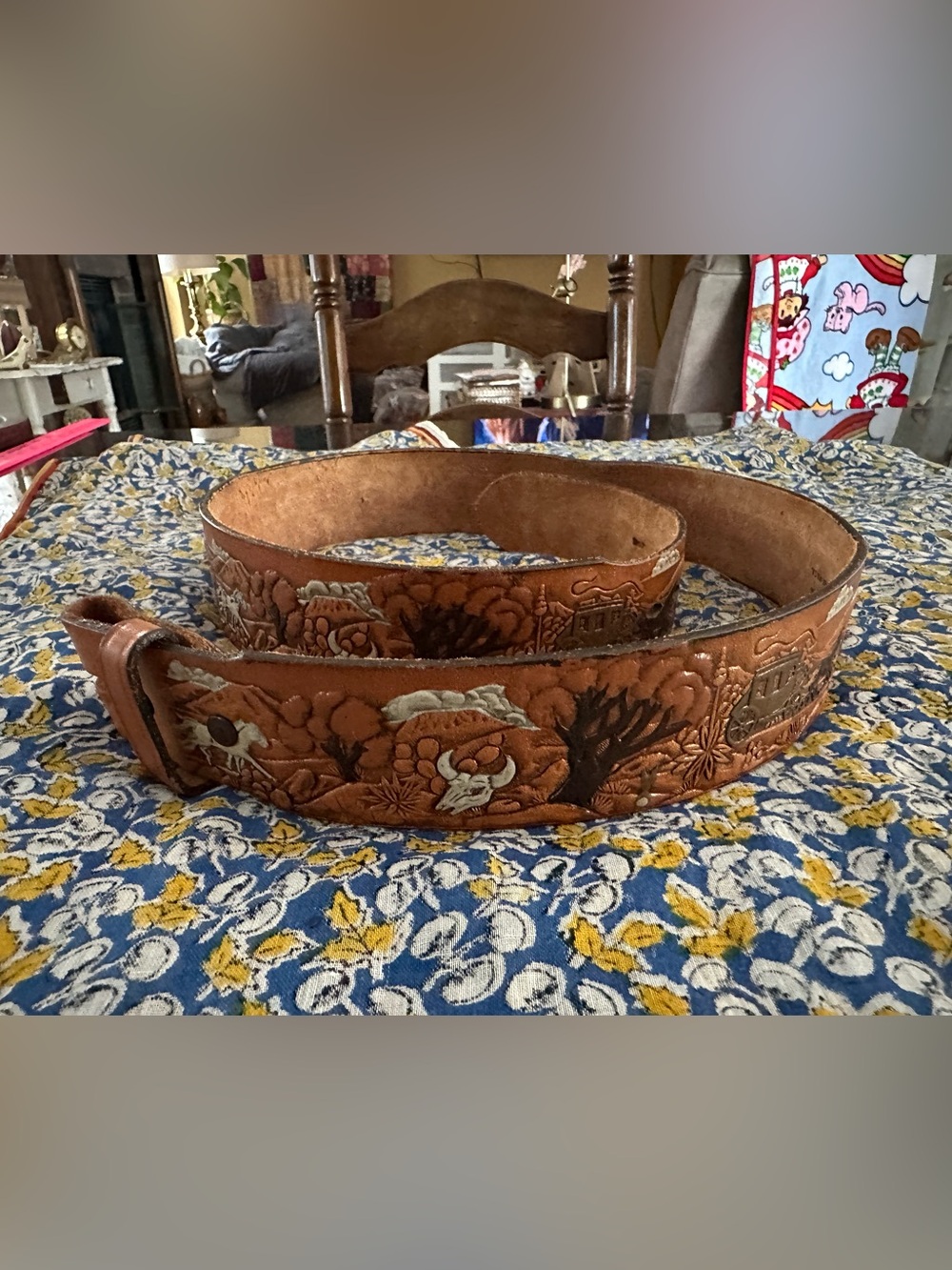 New vintage never worn Tony Lama leather belt